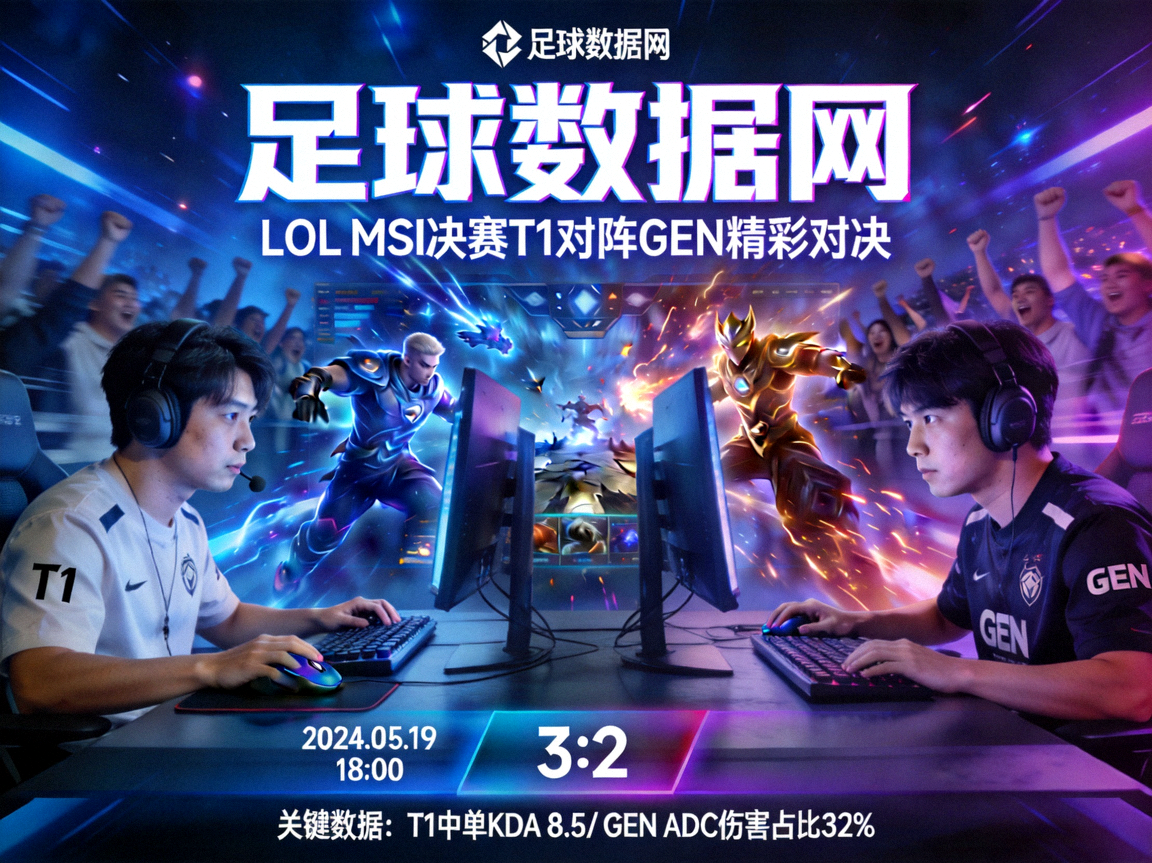 足球数据网 - LOL MSI决赛T1对阵GEN精彩对决
